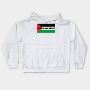 Free Palestine Support Palestine Kids Hoodie